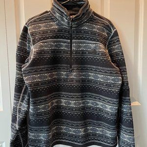 North Face Winter Quarter Zip Pullover M